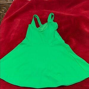 Vibrant Green Sleeveless Dress